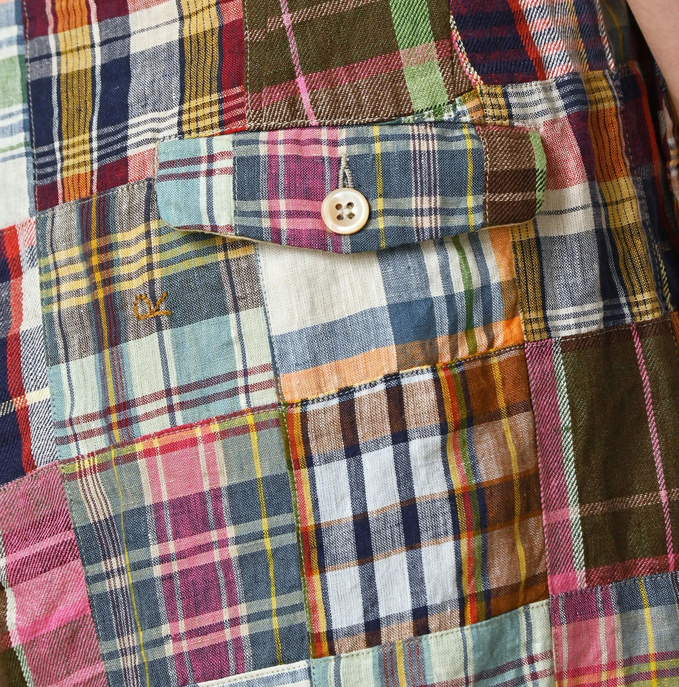 45R(フォーティファイブアール) |インドリネンの908パッチワークニームショーツ