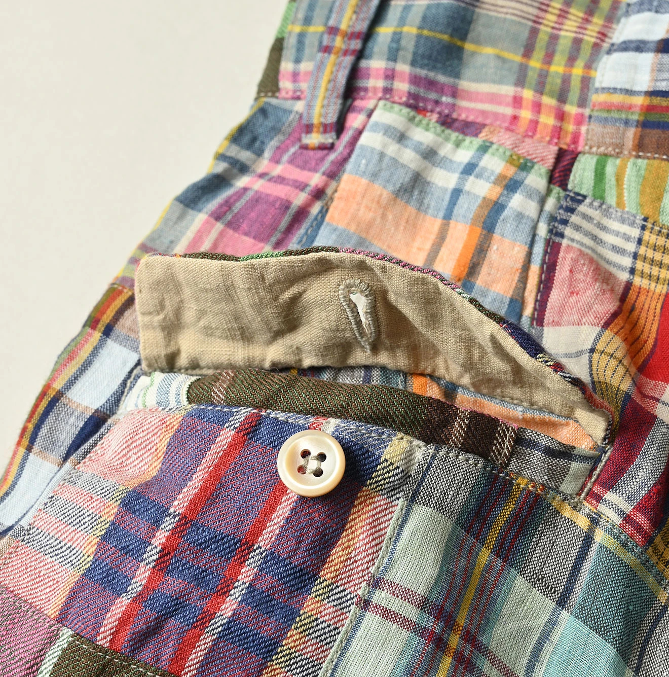 45R(フォーティファイブアール) |インドリネンの908パッチワークニームショーツ