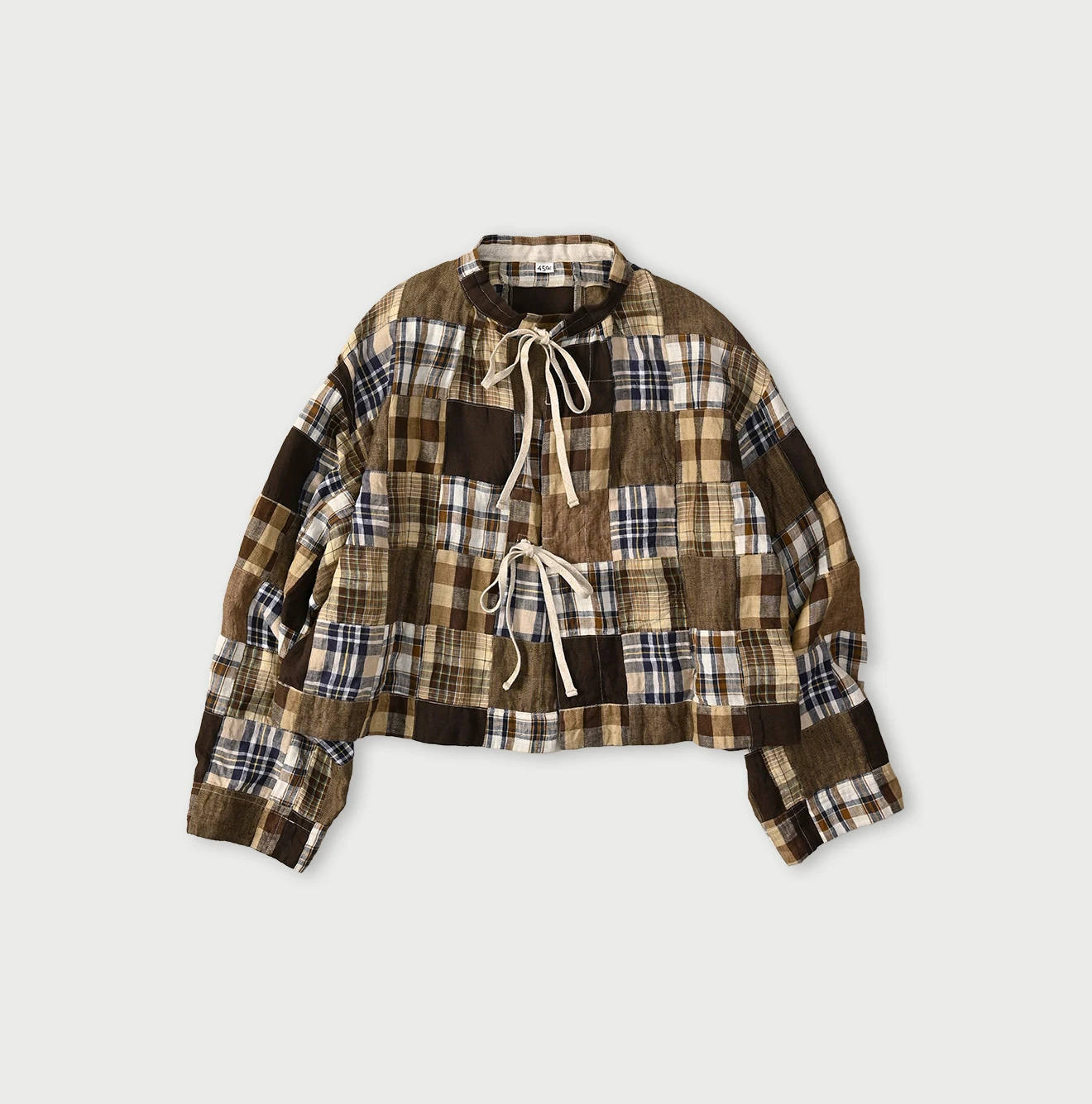 45R(フォーティファイブアール) |インドリネンのパッチワークミリタリーミニスモック