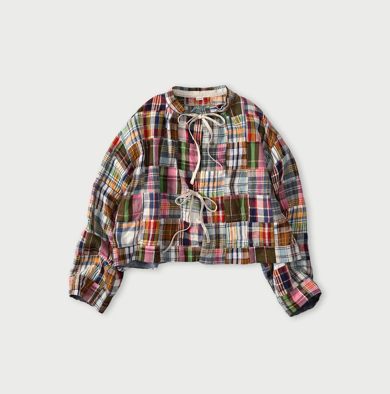 45R(フォーティファイブアール) |インドリネンのパッチワークミリタリーミニスモック