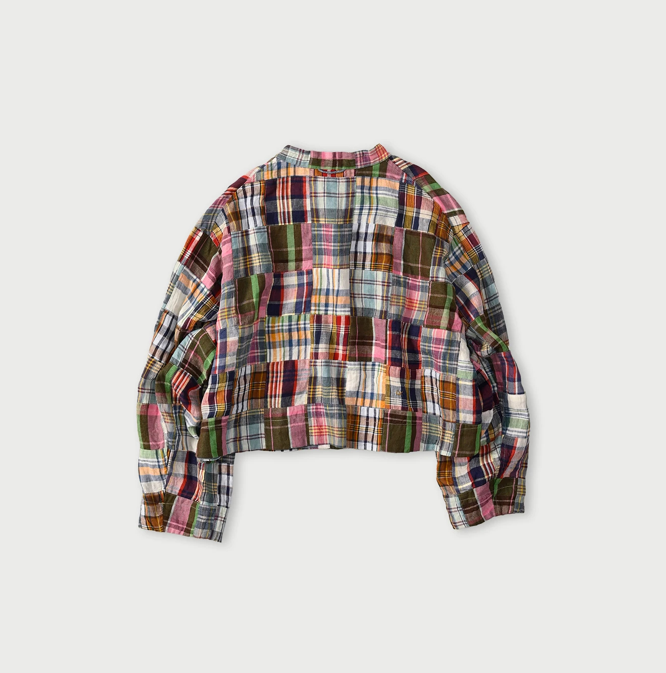 45R(フォーティファイブアール) |インドリネンのパッチワークミリタリーミニスモック