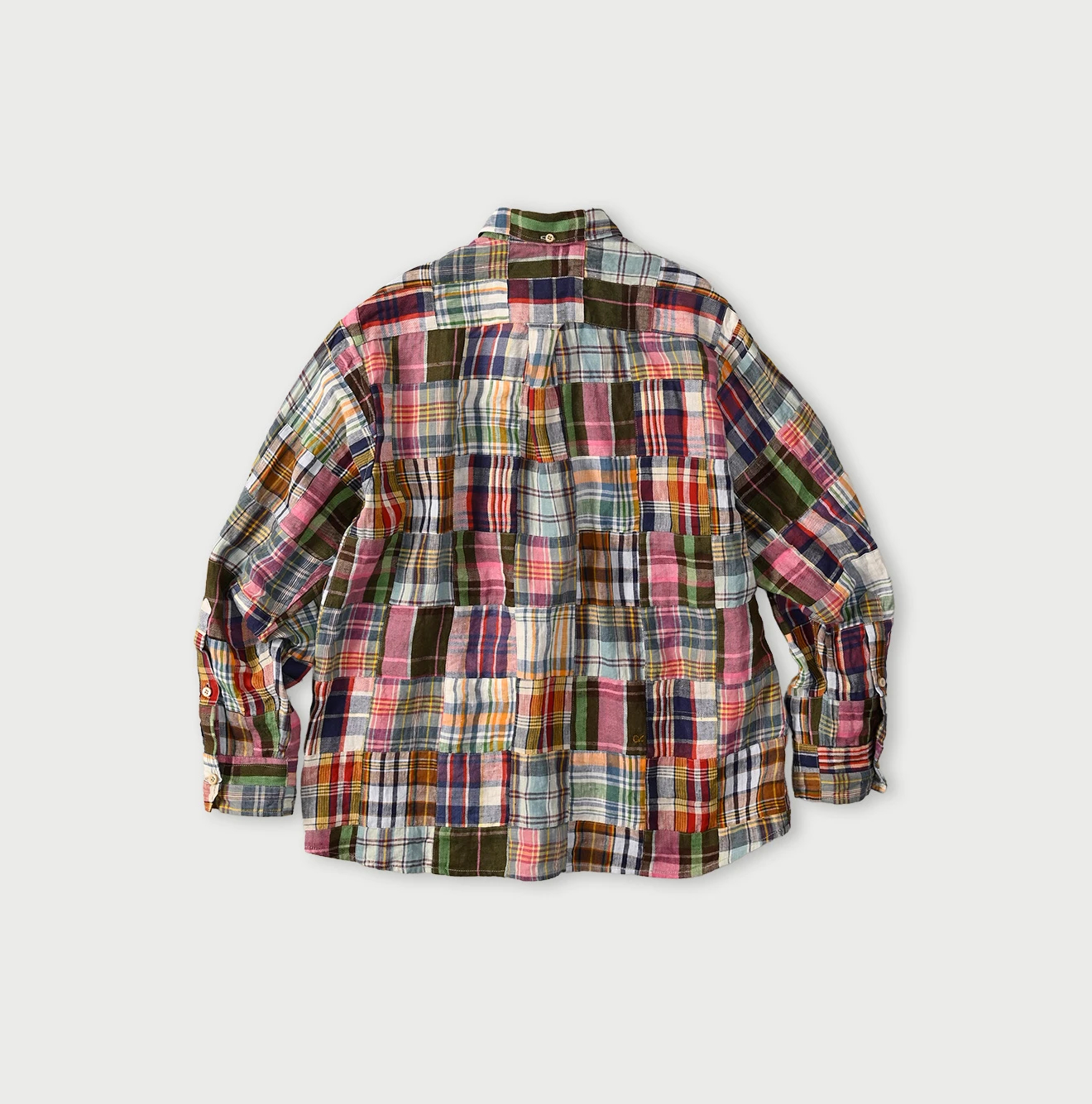 45R(フォーティファイブアール) |インドリネンの908パッチワークオーシャンシャツ