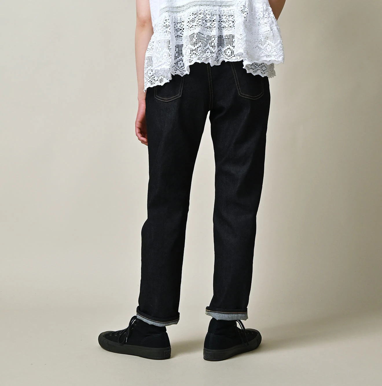 45R(フォーティファイブアール) |麦比古ストレッチデニムのサブリナ5（濃）