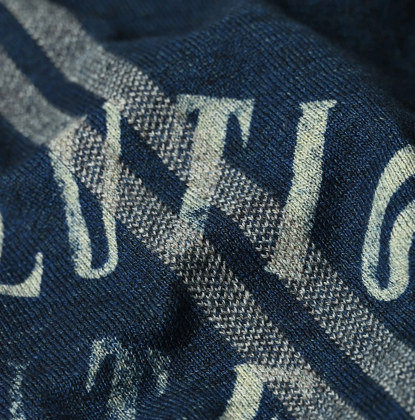 45R(フォーティファイブアール) |サックロゴプリントニットソーのMキャミ（インディゴ）