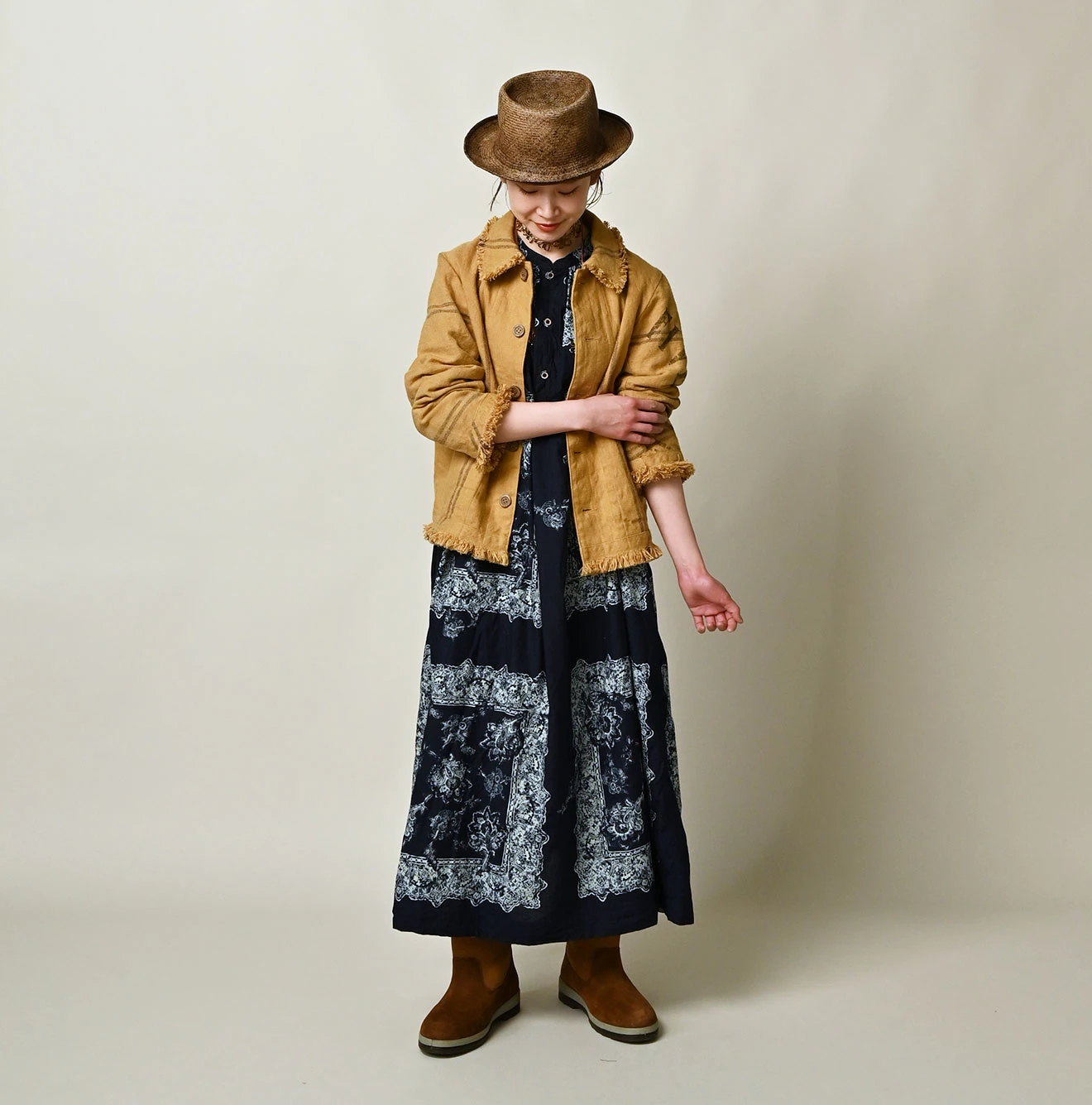 45R(フォーティファイブアール) |インドリネンサックのプティカバーオール