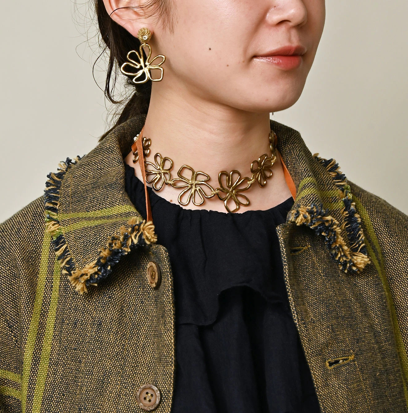 45R(フォーティファイブアール) |インドリネンサックのプティカバーオール（藍）