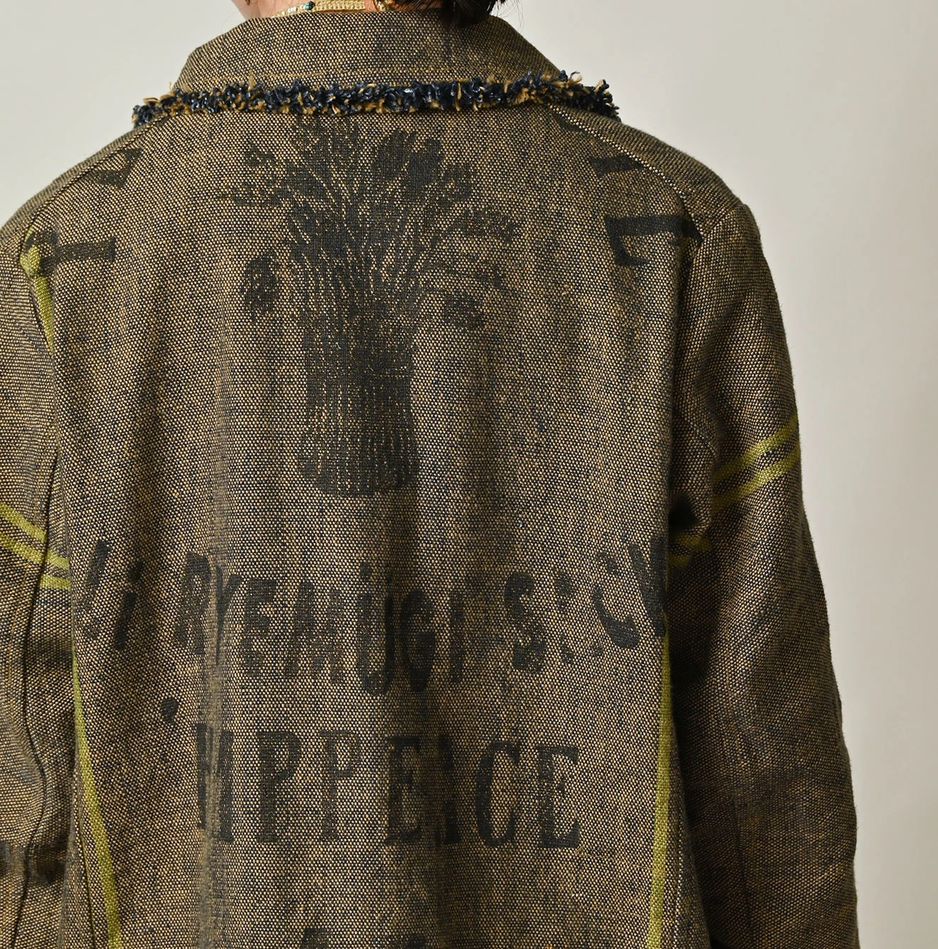 45R(フォーティファイブアール) |インドリネンサックのプティカバーオール（藍）