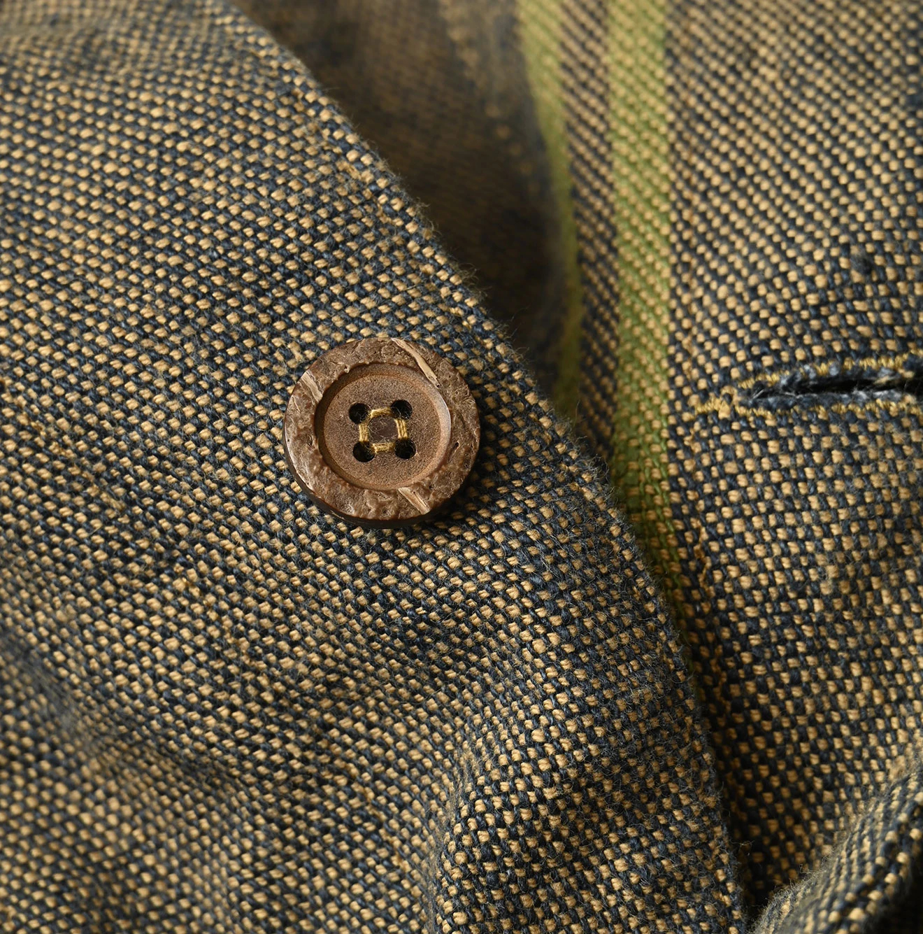 45R(フォーティファイブアール) |インドリネンサックのプティカバーオール（藍）