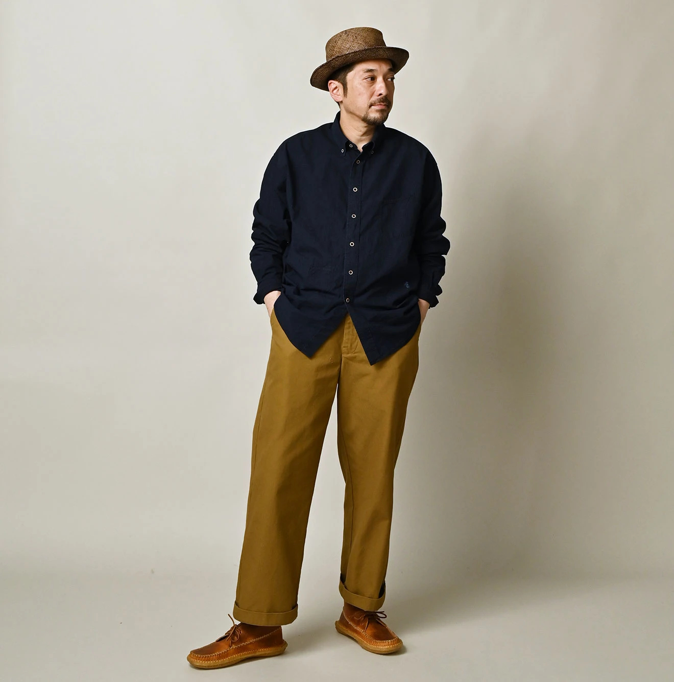 45R(フォーティファイブアール) |バチストの908オーシャンシャツ（インディゴ）