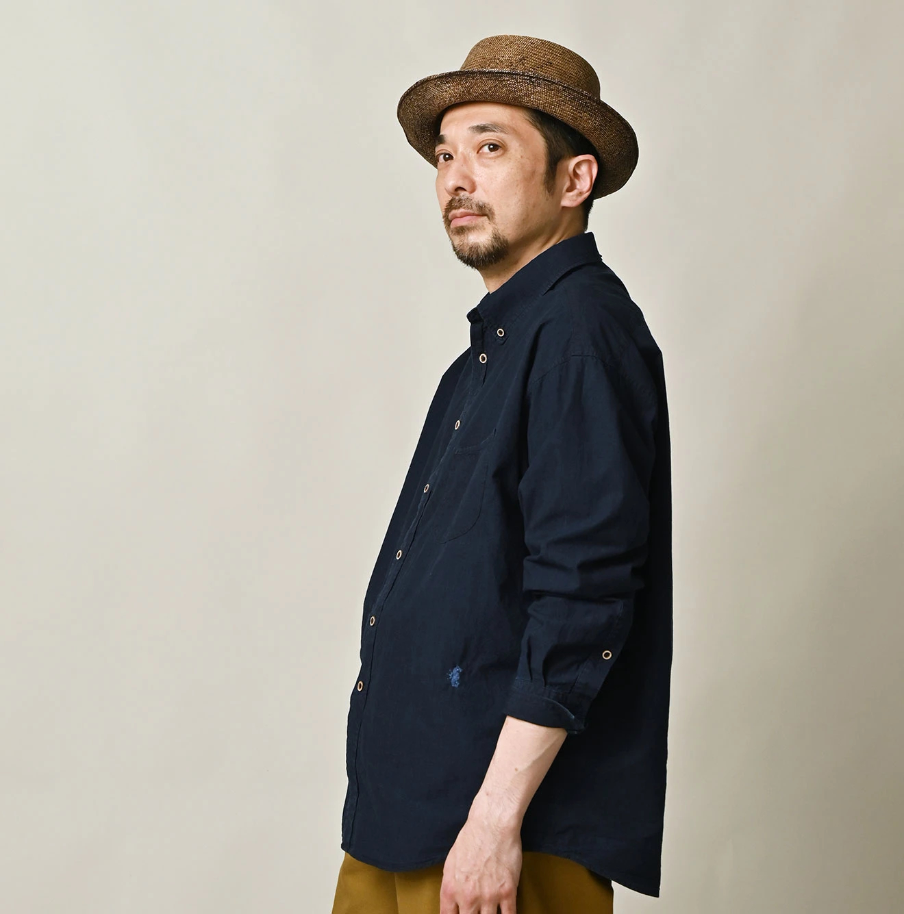 45R(フォーティファイブアール) |バチストの908オーシャンシャツ（インディゴ）