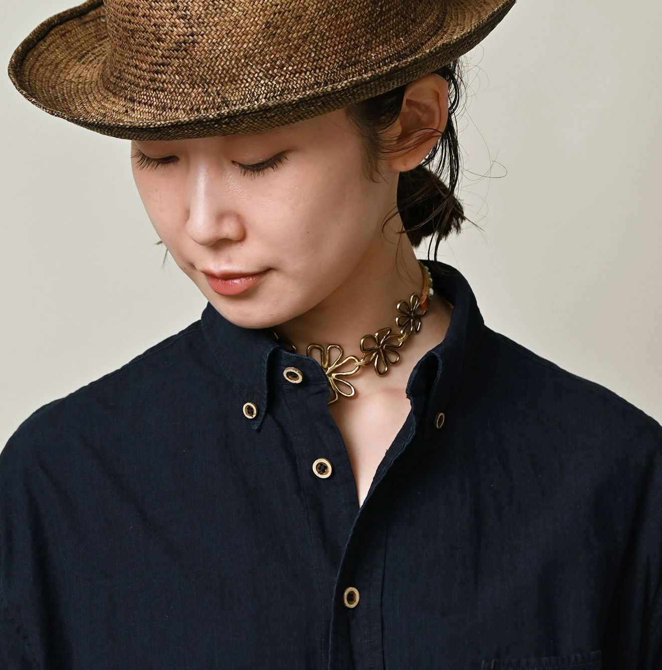 45R(フォーティファイブアール) |バチストの908オーシャンシャツ（インディゴ）