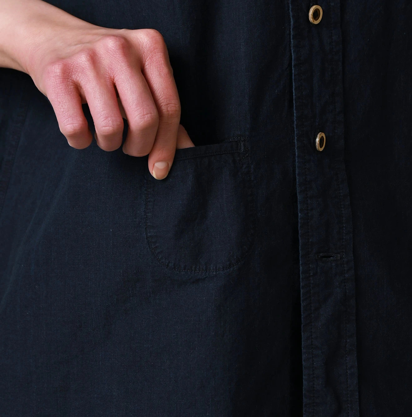 45R(フォーティファイブアール) |バチストの908オーシャンシャツ（インディゴ）