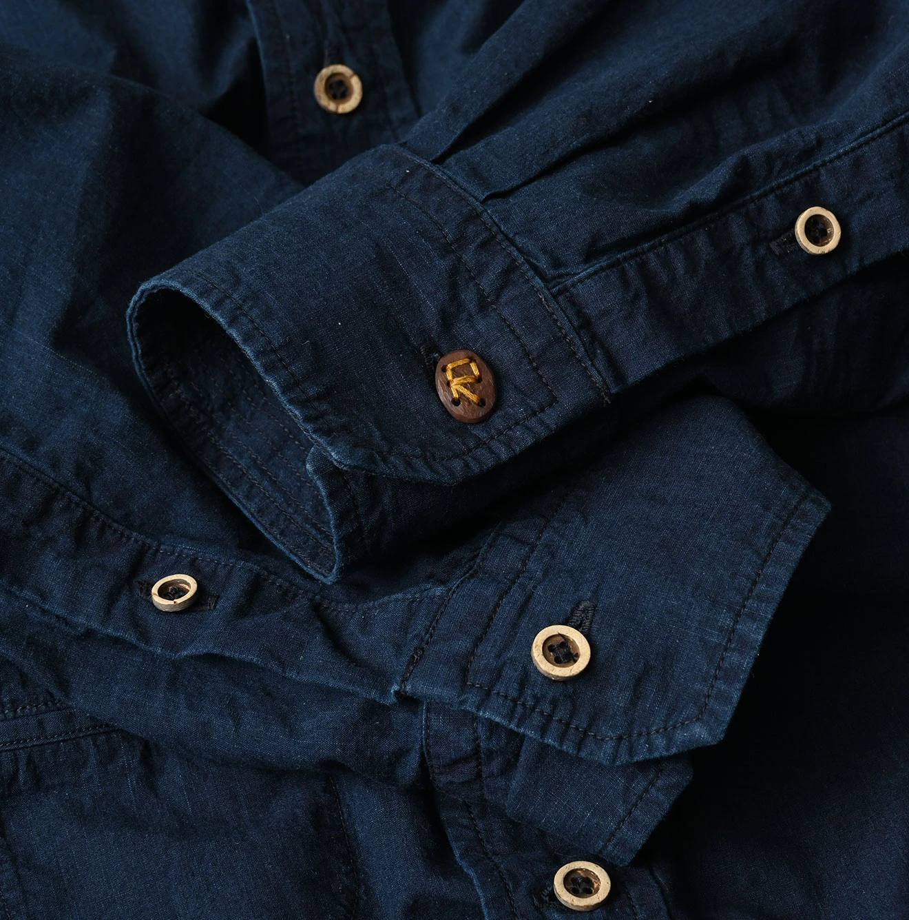 45R(フォーティファイブアール) |バチストの908オーシャンシャツ（インディゴ）