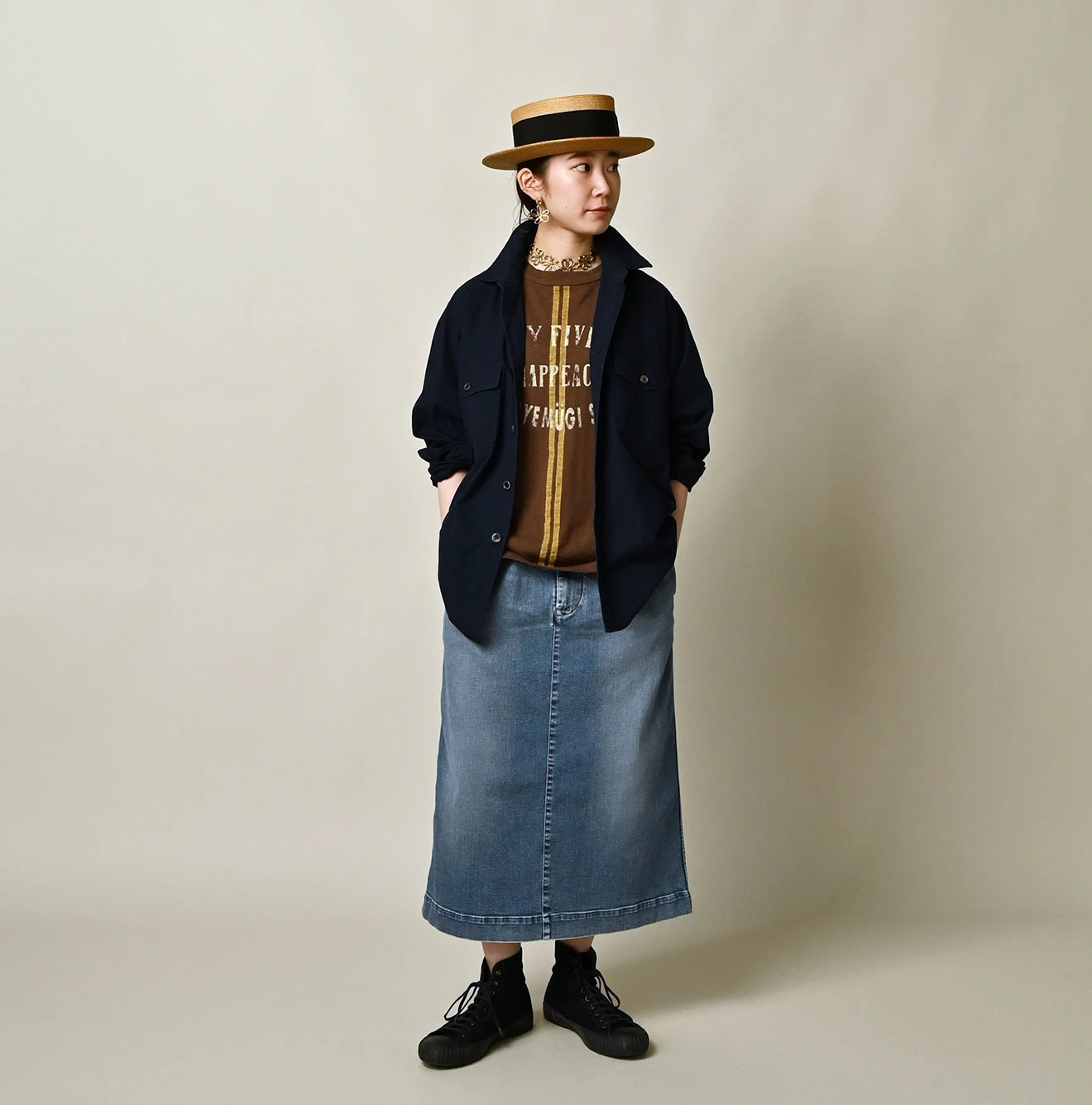 45R(フォーティファイブアール) |バチストの908クルーズシャツ（インディゴ）