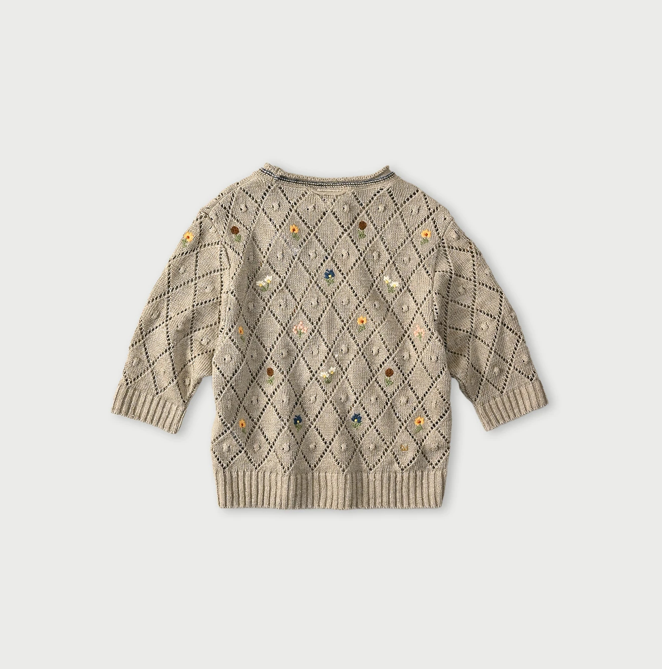 45R(フォーティファイブアール) |リネンヒッピーフラワーのパフセーター