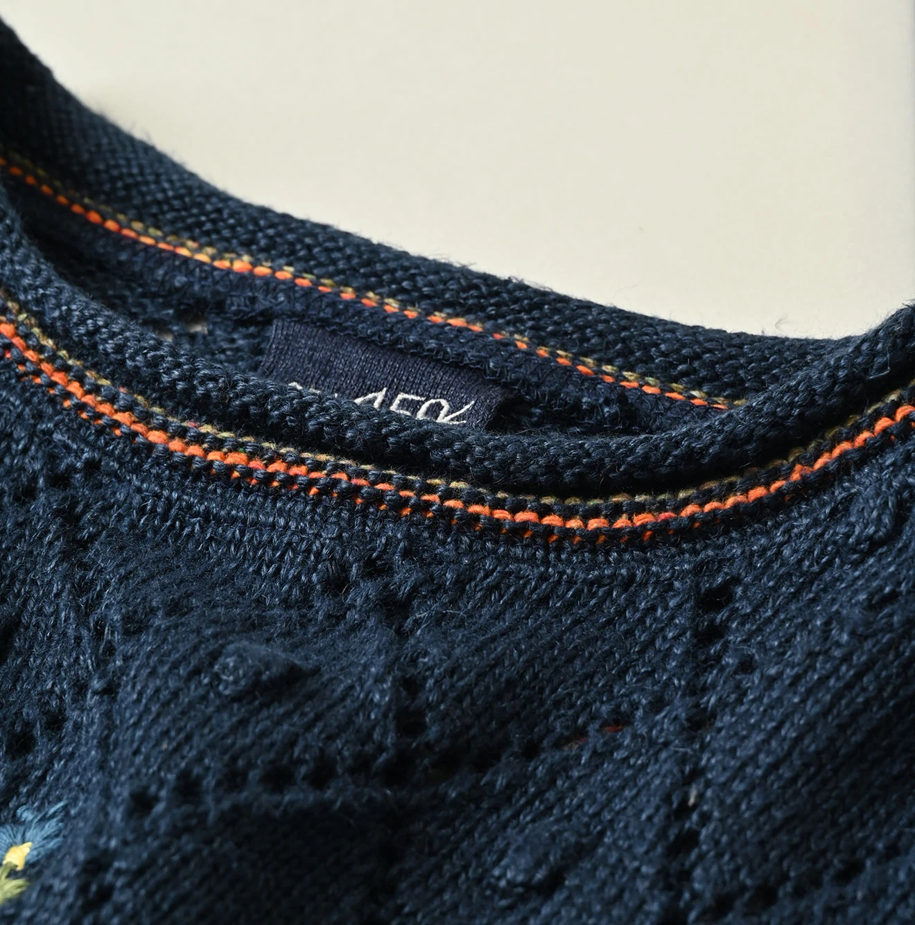 45R(フォーティファイブアール) |リネンヒッピーフラワーのパフセーター