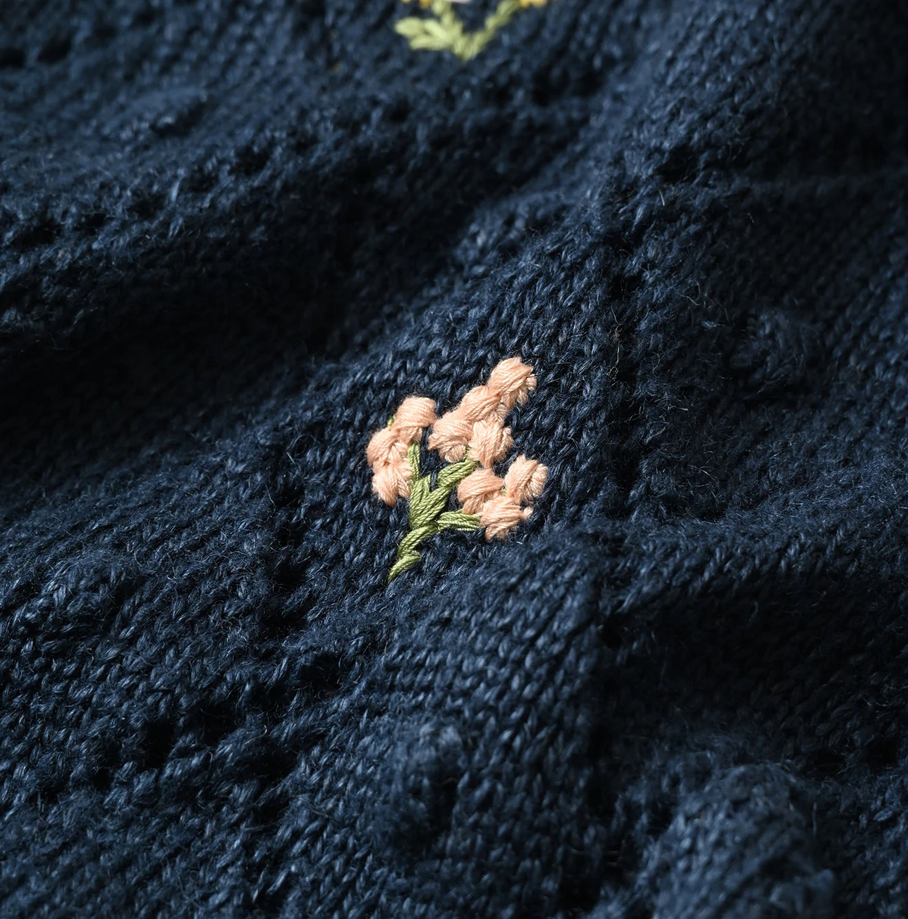 45R(フォーティファイブアール) |リネンヒッピーフラワーのパフセーター