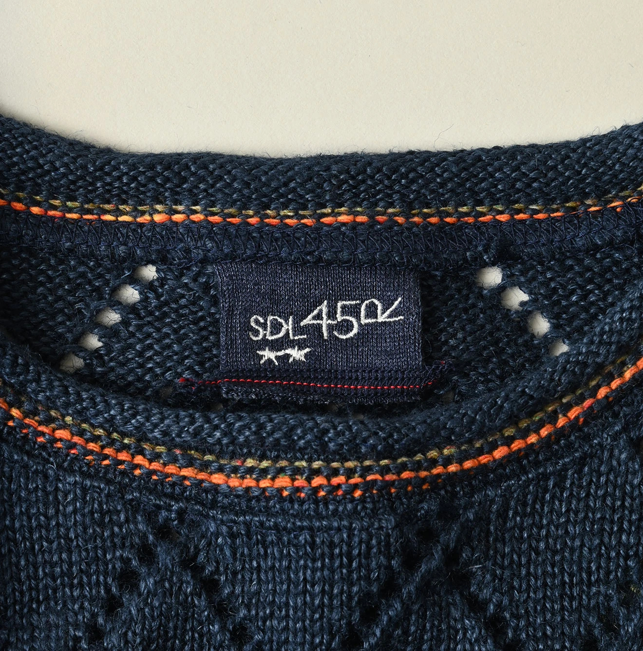 45R(フォーティファイブアール) |リネンヒッピーフラワーのパフセーター