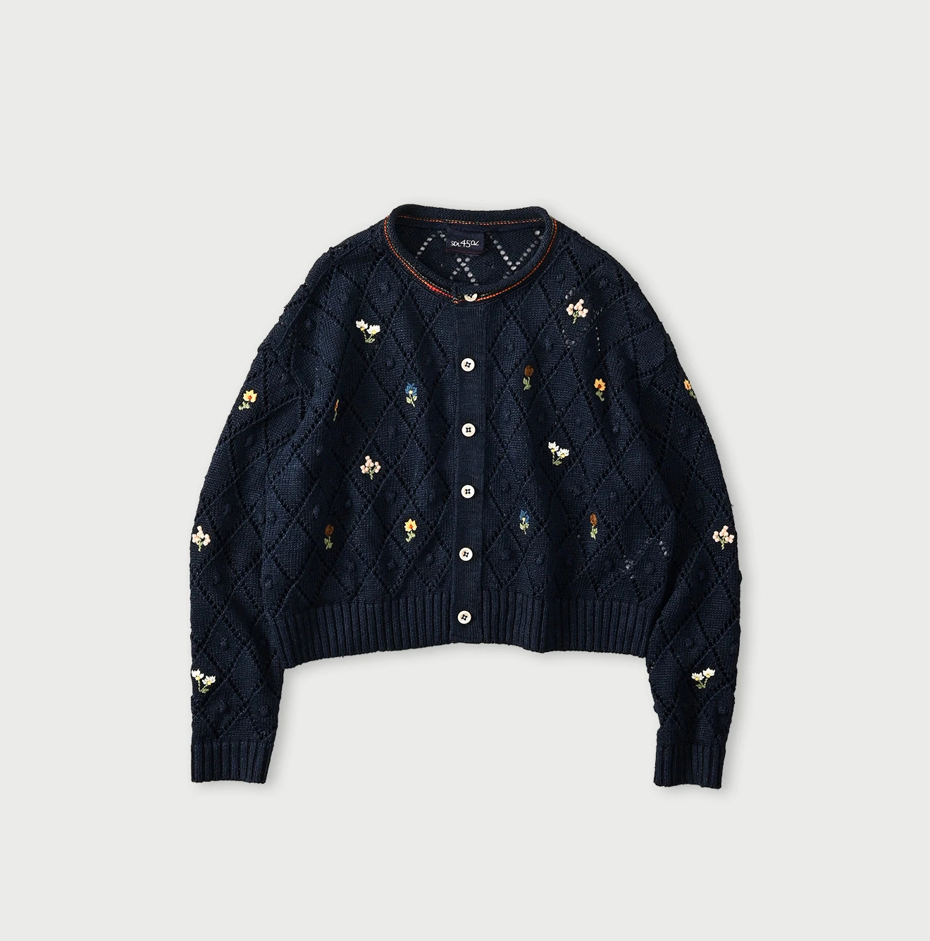 45R(フォーティファイブアール) |リネンヒッピーフラワーのボレロ