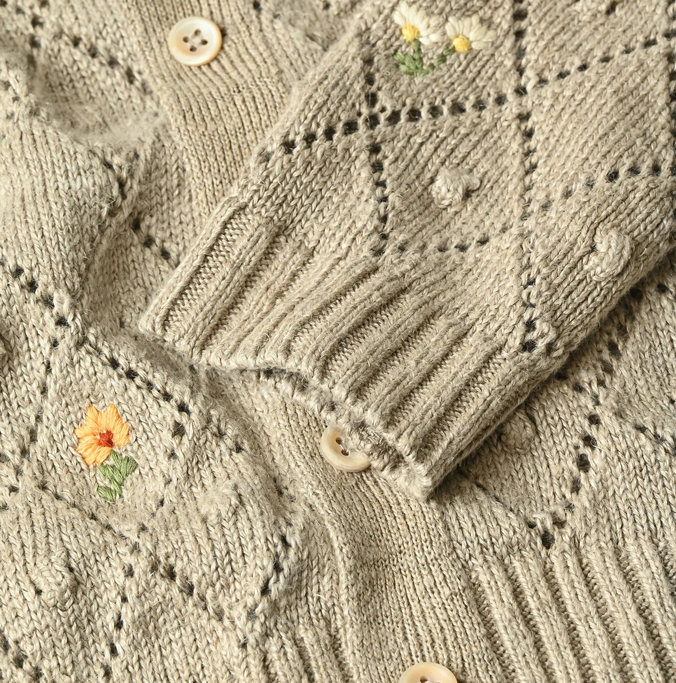 45R(フォーティファイブアール) |リネンヒッピーフラワーのボレロ