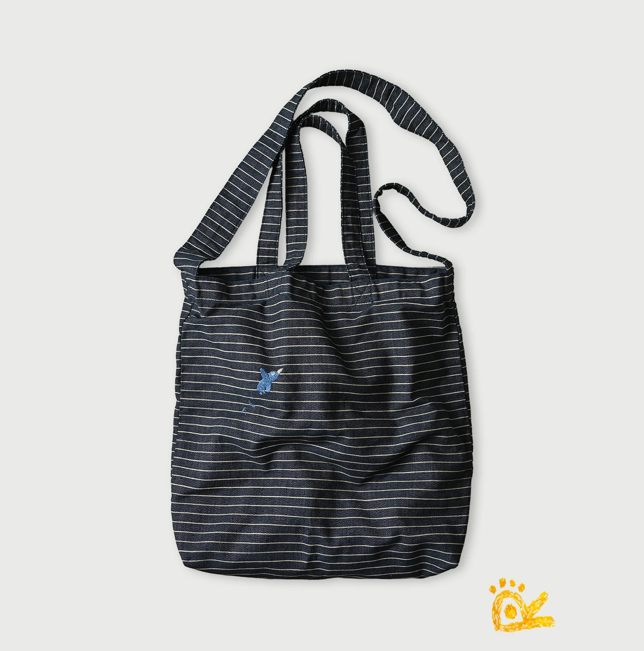 45R(フォーティファイブアール) |ONEONE 宝物の45星トート（インディゴ・中）