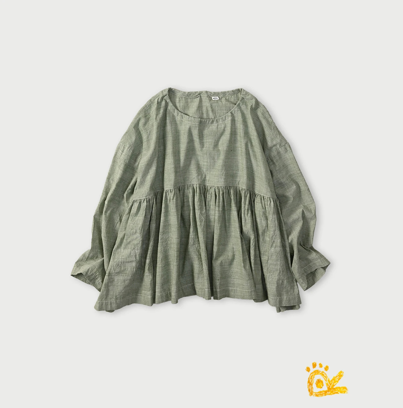 45R(フォーティファイブアール) |ONEONE 宝物のギャザーブラウス