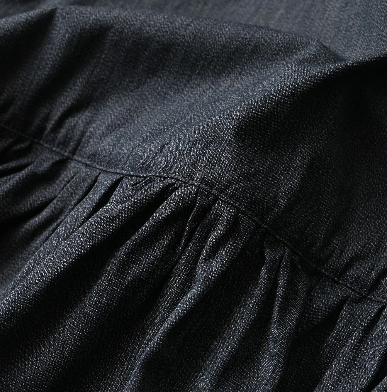 45R(フォーティファイブアール) |ONEONE 宝物のギャザーブラウス（インディゴ）