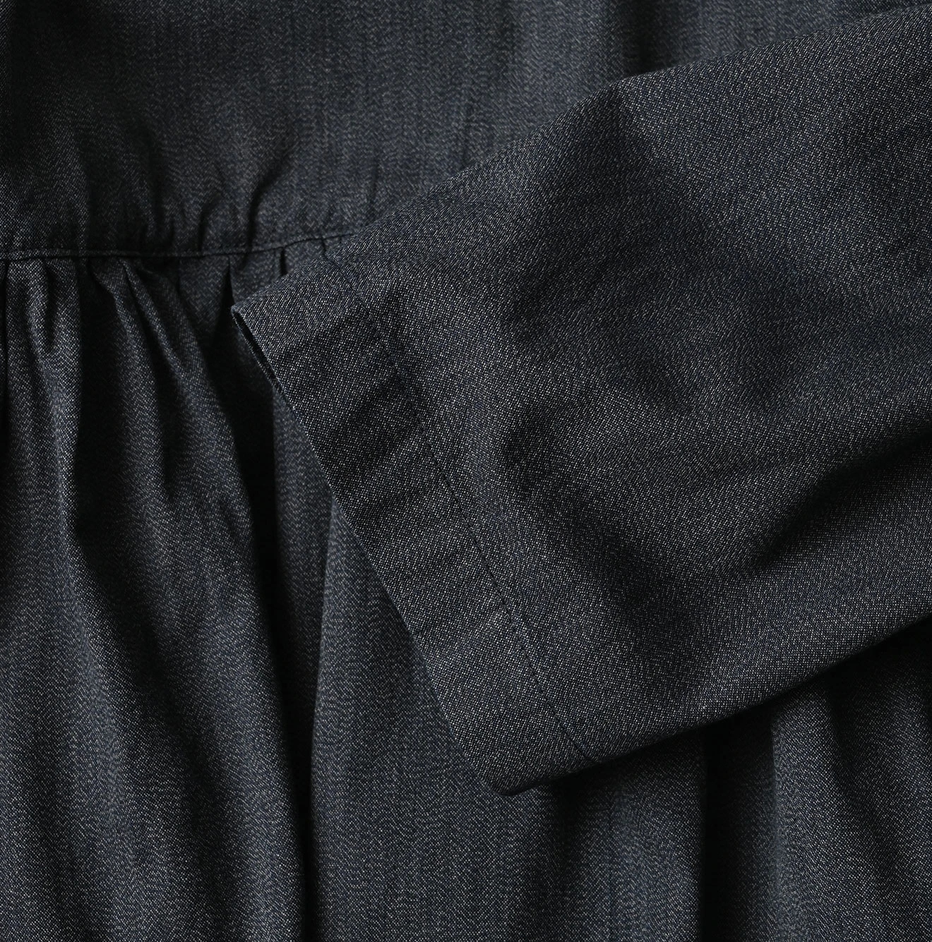 45R(フォーティファイブアール) |ONEONE 宝物のギャザーブラウス（インディゴ）