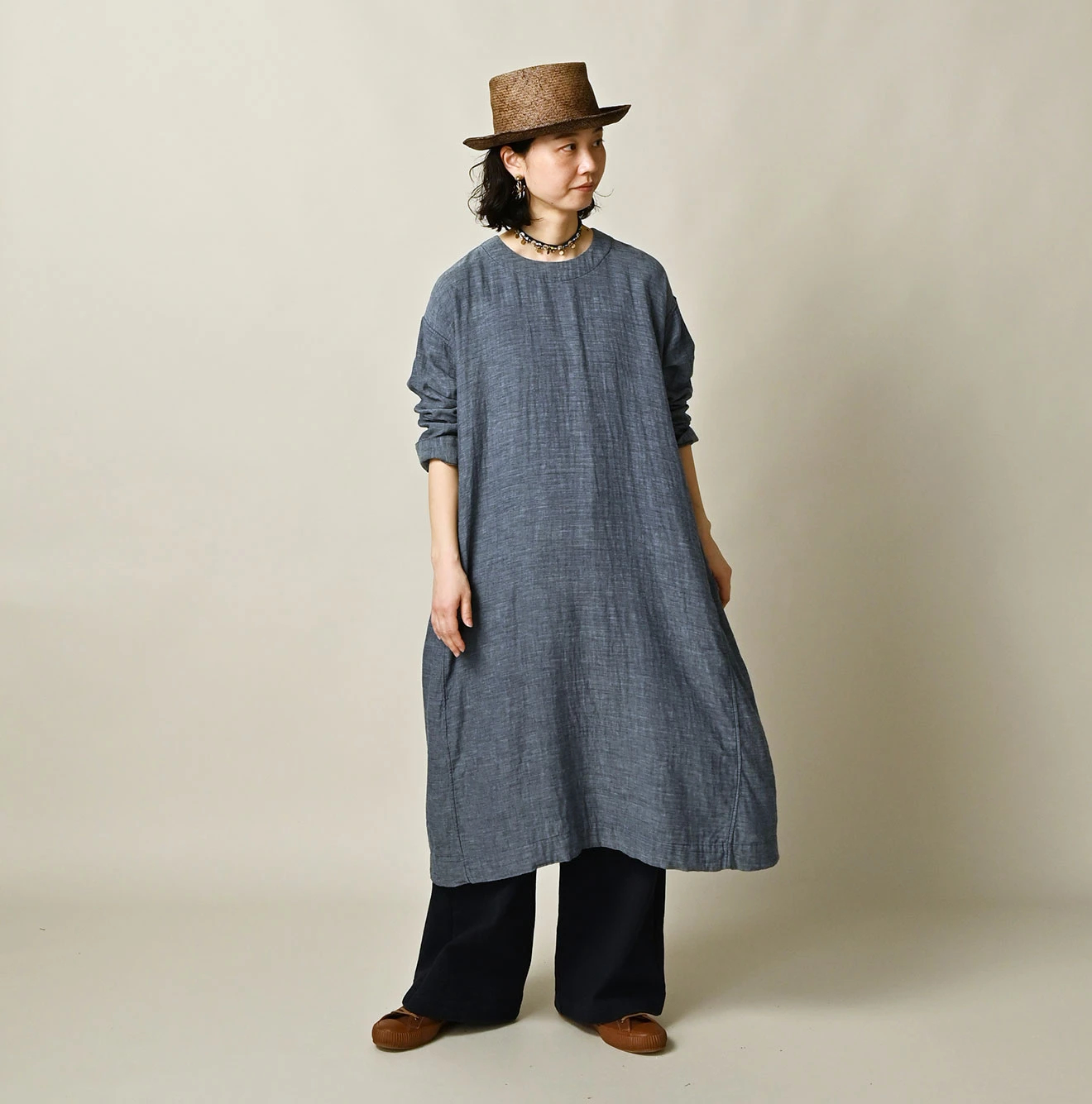 45R(フォーティファイブアール) |ONEONE 宝物の馬ドレス（インディゴ）