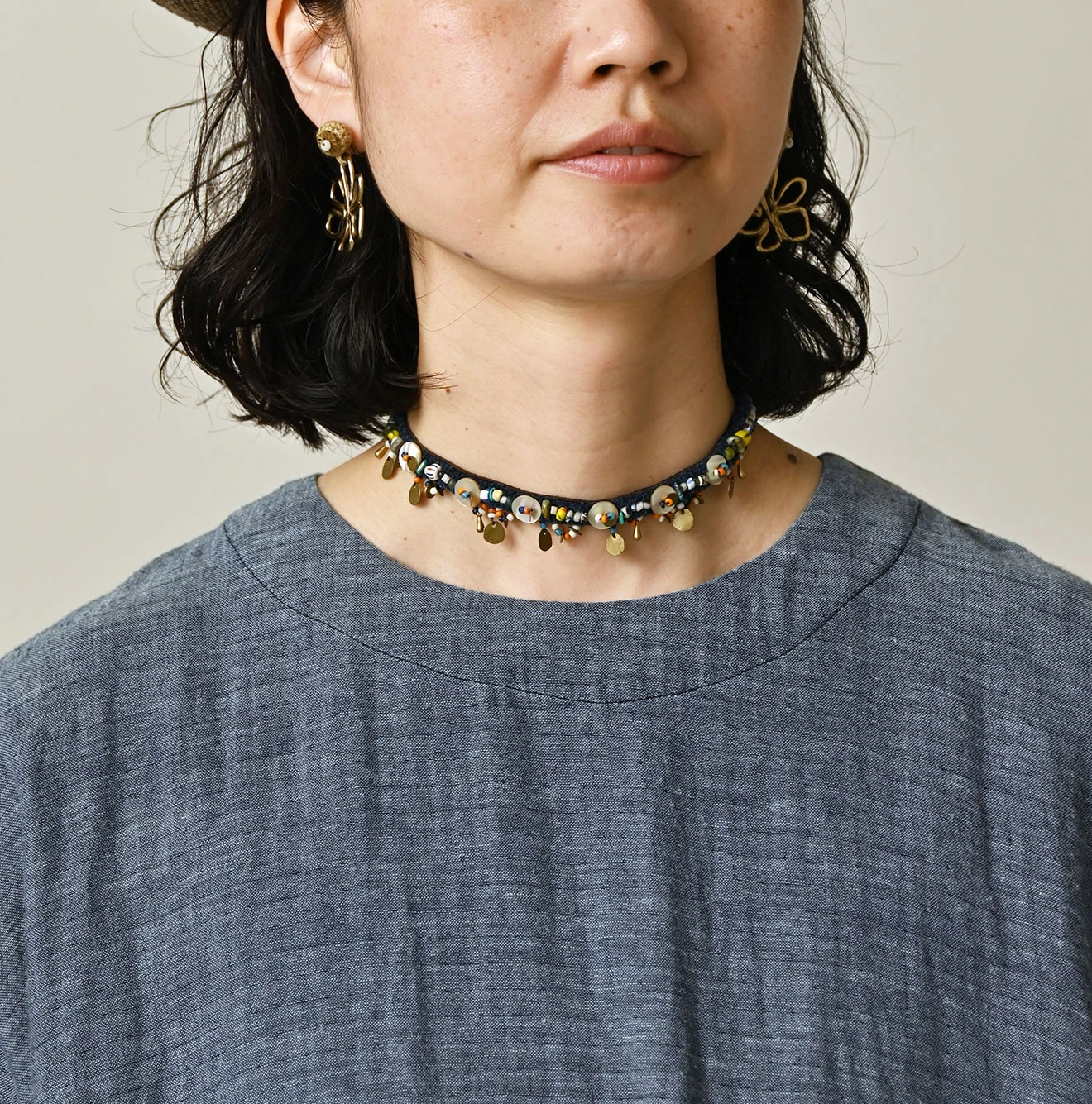 45R(フォーティファイブアール) |ONEONE 宝物の馬ドレス（インディゴ）