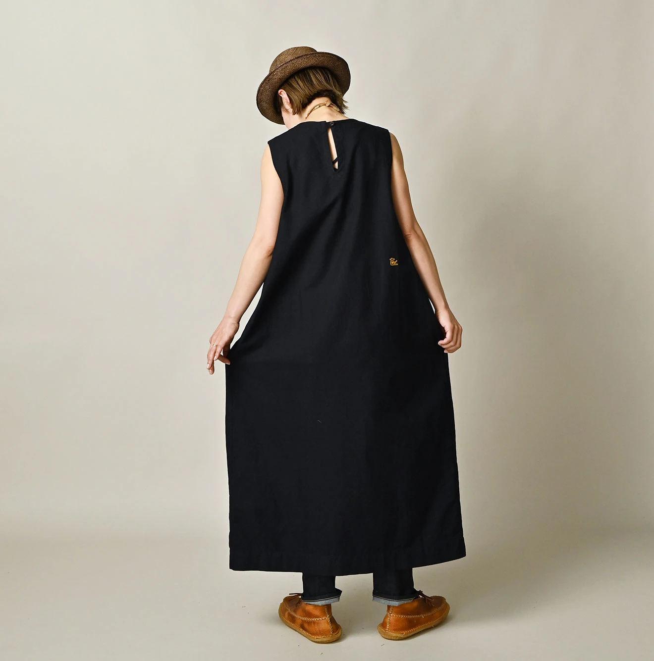 45R(フォーティファイブアール) |ONEONE 宝物のぽよんドレス（インディゴ）