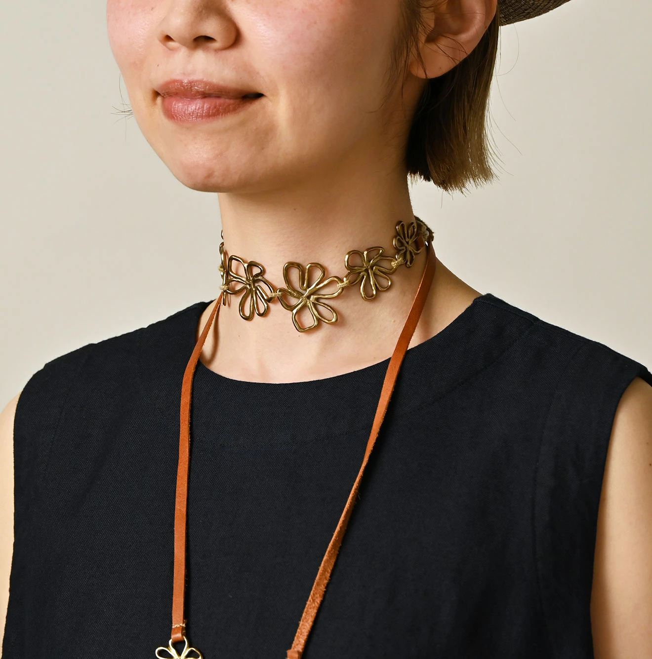 45R(フォーティファイブアール) |ONEONE 宝物のぽよんドレス（インディゴ）