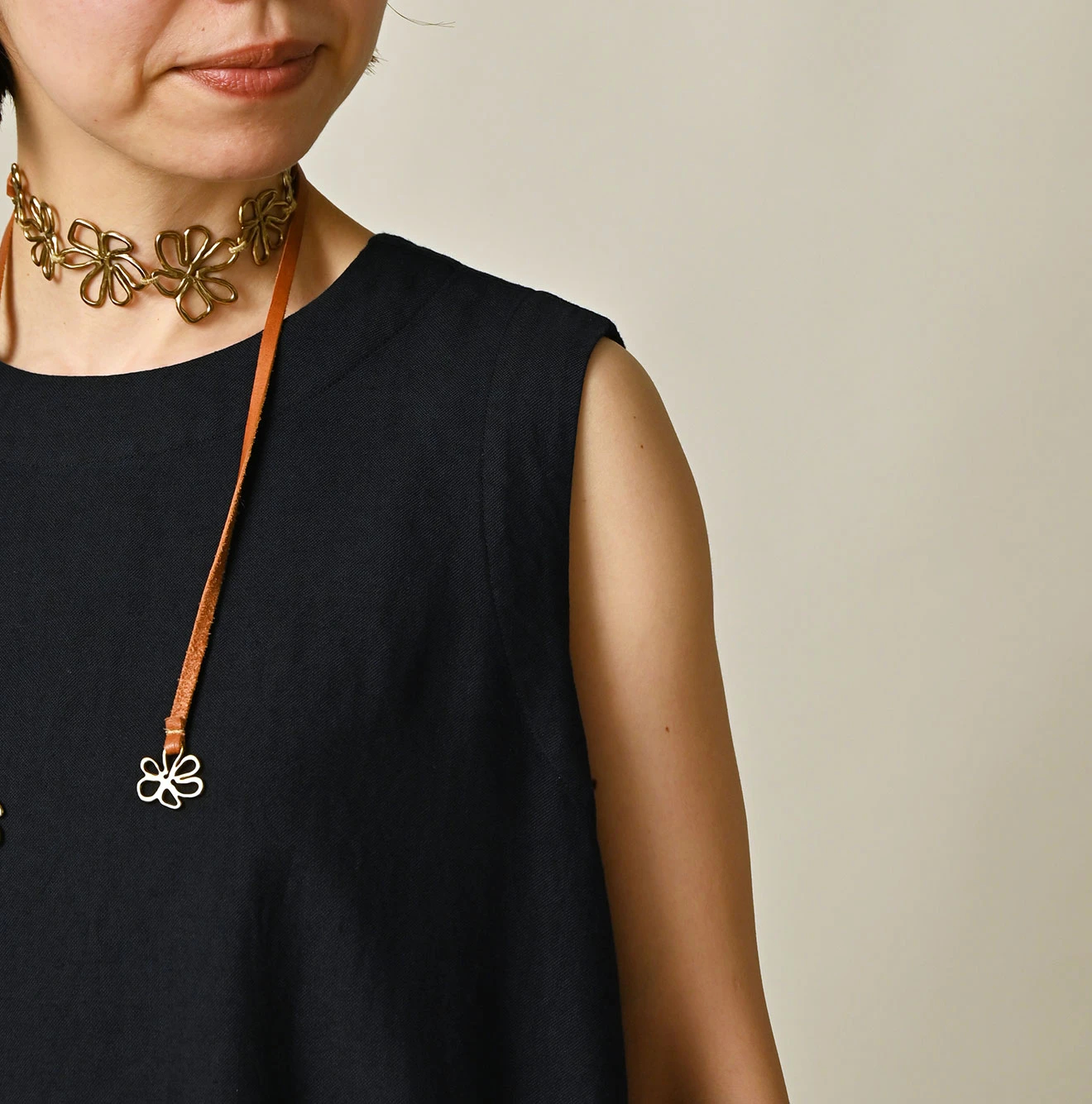 45R(フォーティファイブアール) |ONEONE 宝物のぽよんドレス（インディゴ）