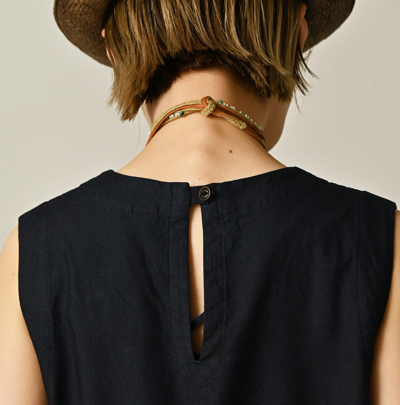 45R(フォーティファイブアール) |ONEONE 宝物のぽよんドレス（インディゴ）