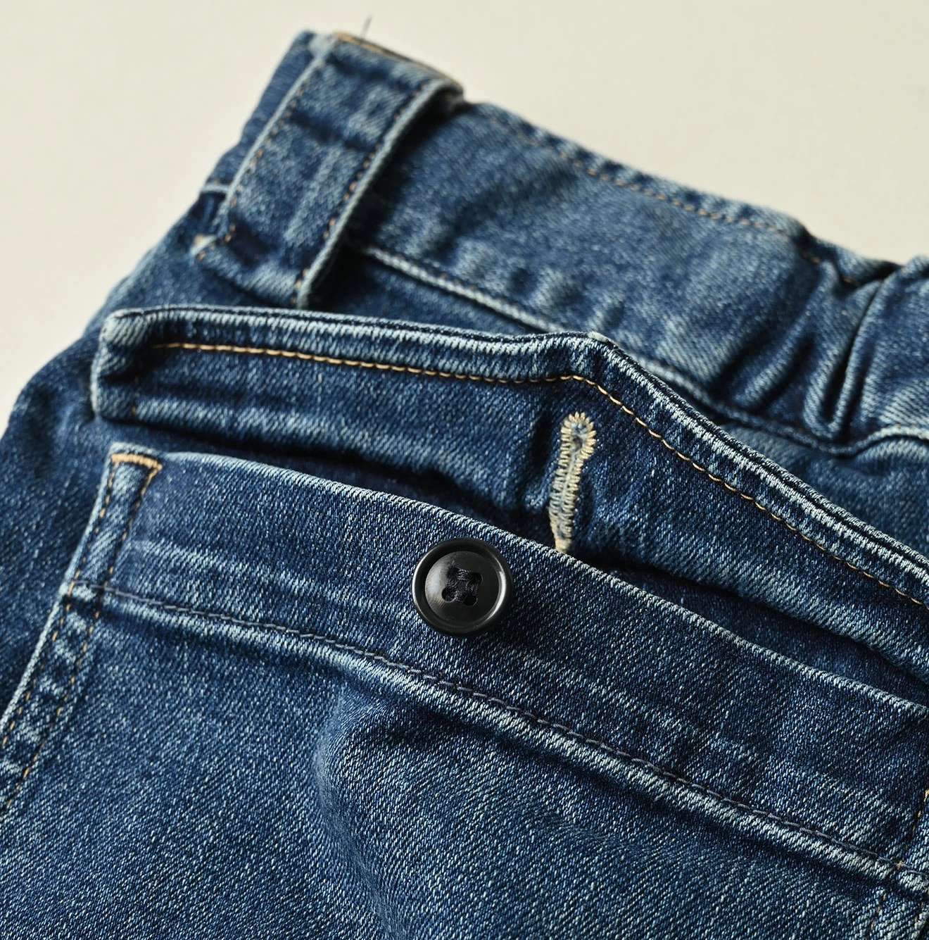 45R(フォーティファイブアール) |麦比古ストレッチデニムのペンシルスカート（重）