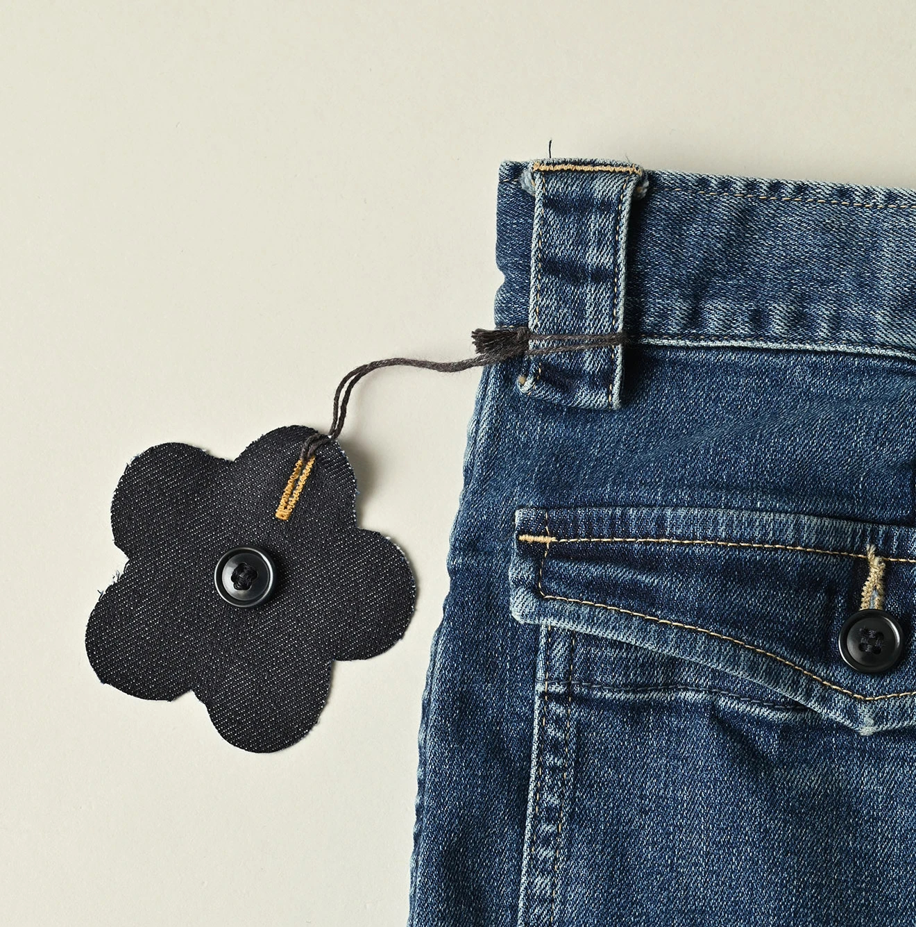 45R(フォーティファイブアール) |麦比古ストレッチデニムのペンシルスカート（重）