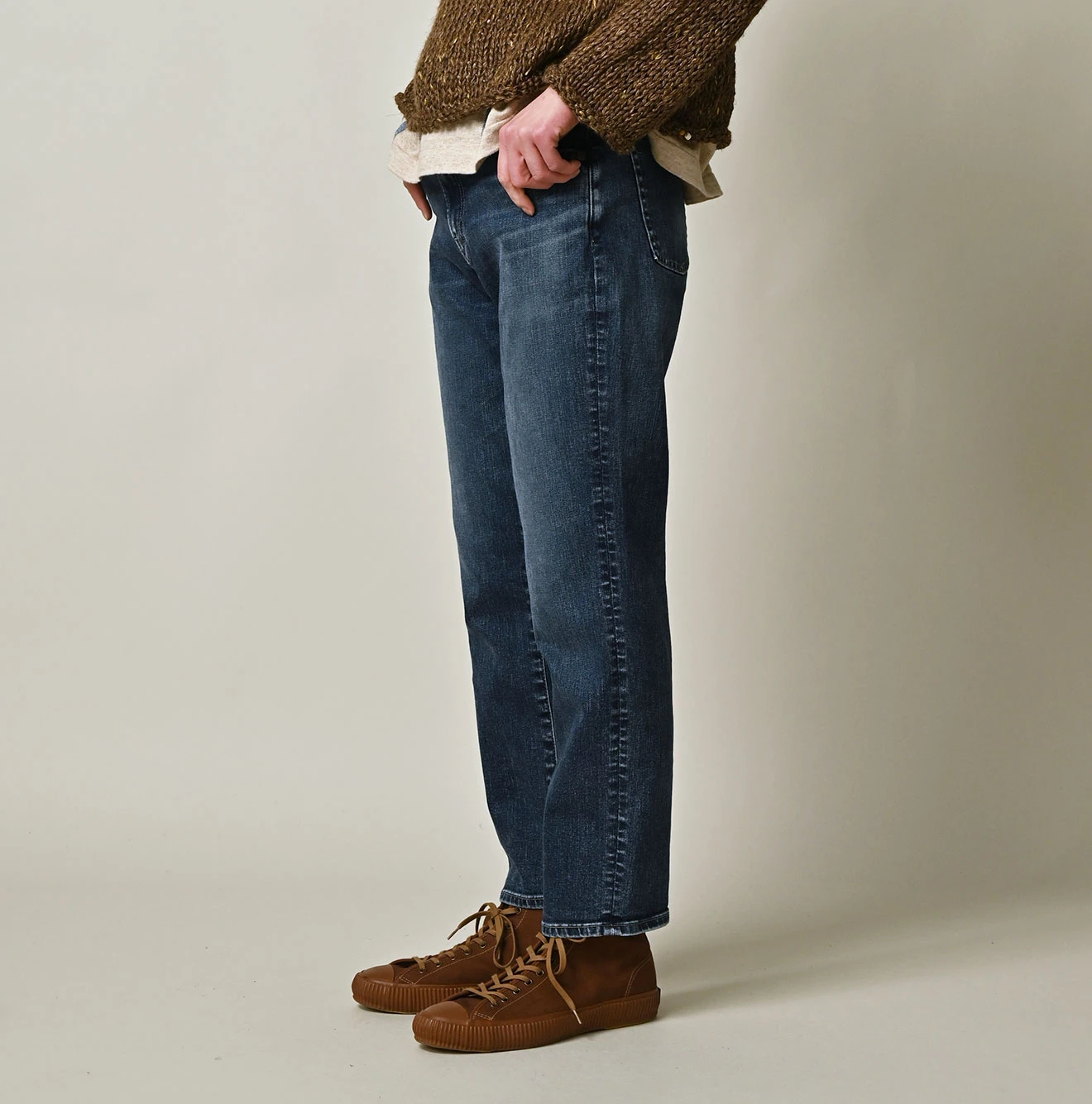 45R(フォーティファイブアール) |麦比古ストレッチデニムのサブリナ5（重）