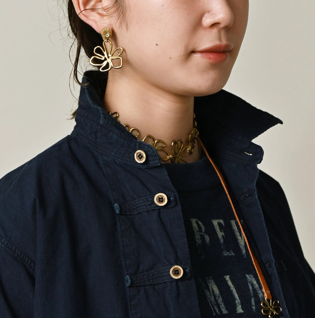 45R(フォーティファイブアール) |バチストの908 8ノットシャツ（インディゴ）