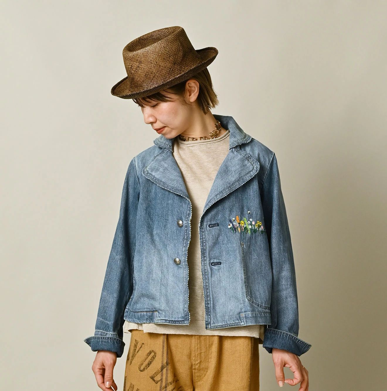 45R(フォーティファイブアール) |ヒッピーパッチワークのレフアジャケット（清）