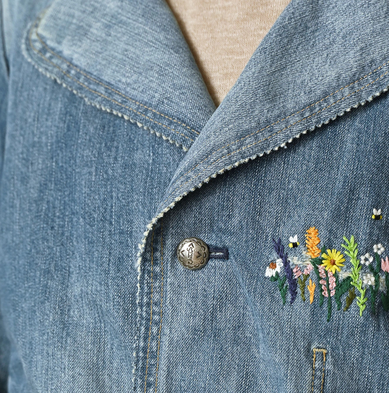 45R(フォーティファイブアール) |ヒッピーパッチワークのレフアジャケット（清）