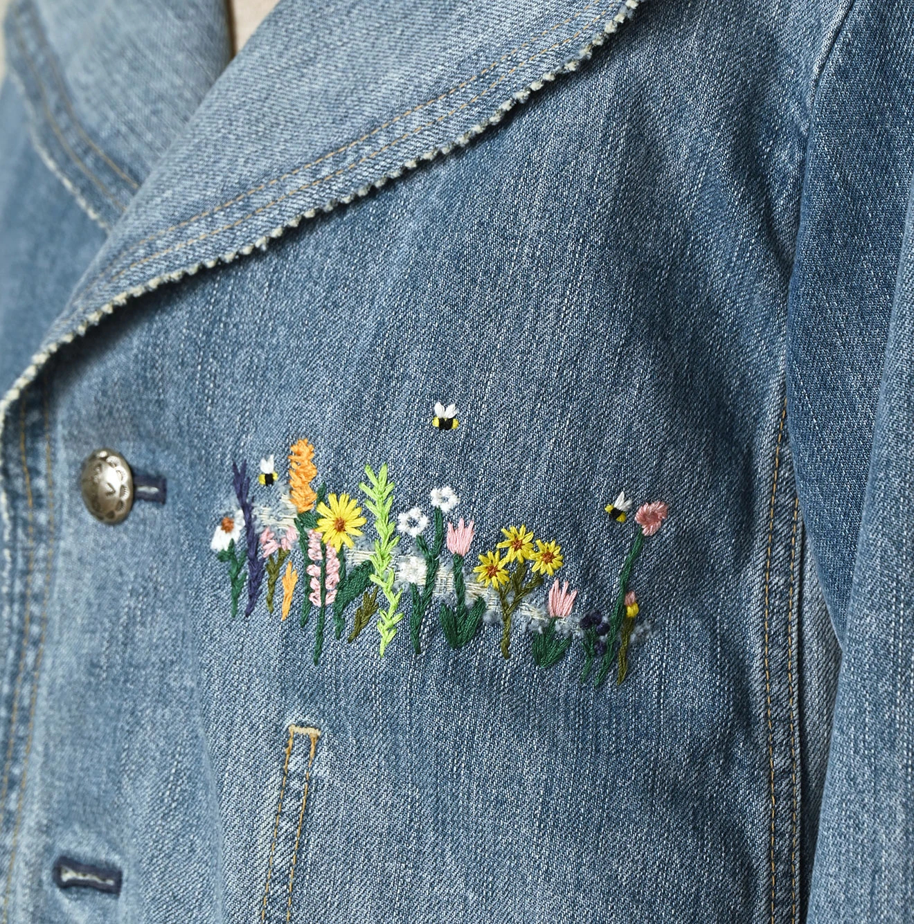 45R(フォーティファイブアール) |ヒッピーパッチワークのレフアジャケット（清）