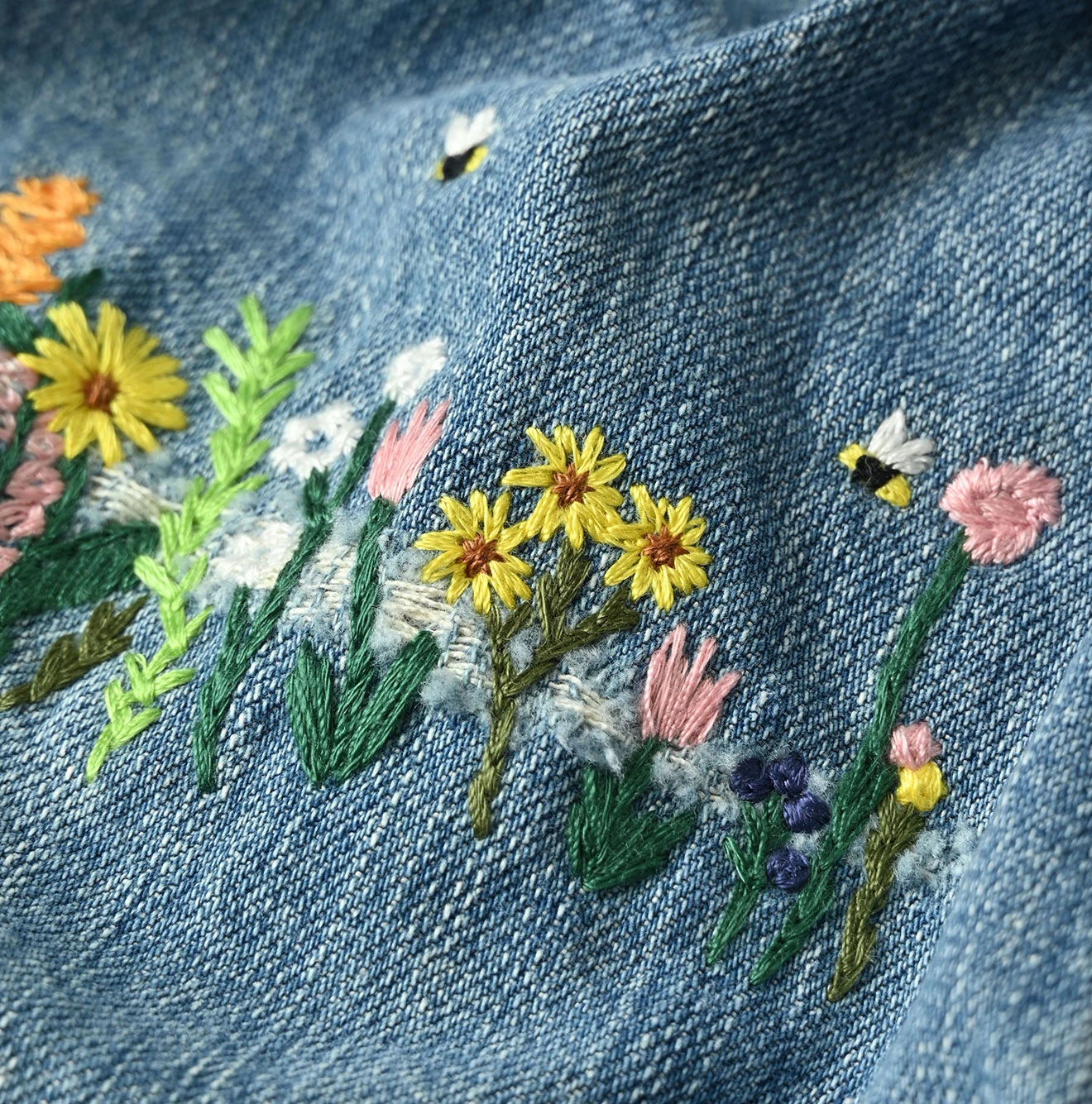 45R(フォーティファイブアール) |ヒッピーパッチワークのレフアジャケット（清）