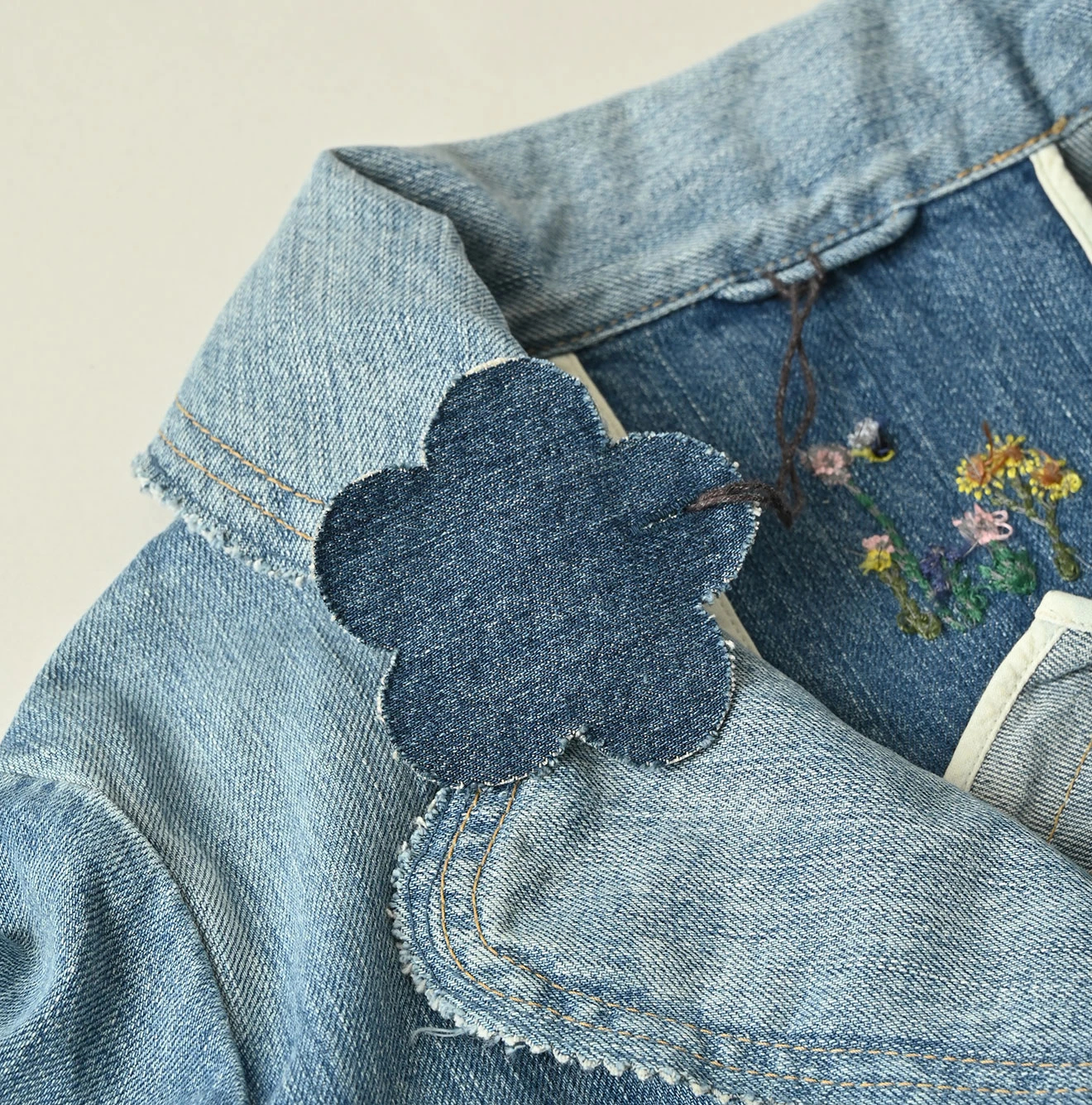 45R(フォーティファイブアール) |ヒッピーパッチワークのレフアジャケット（清）