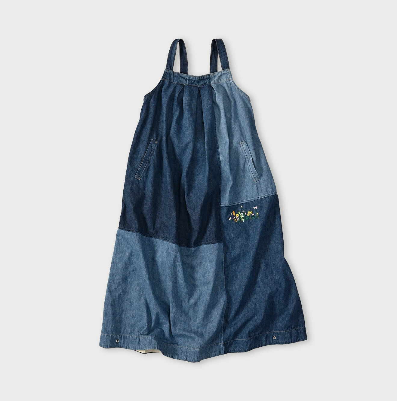 45R(フォーティファイブアール) |ヒッピーパッチワークのタックタックドレス（重）