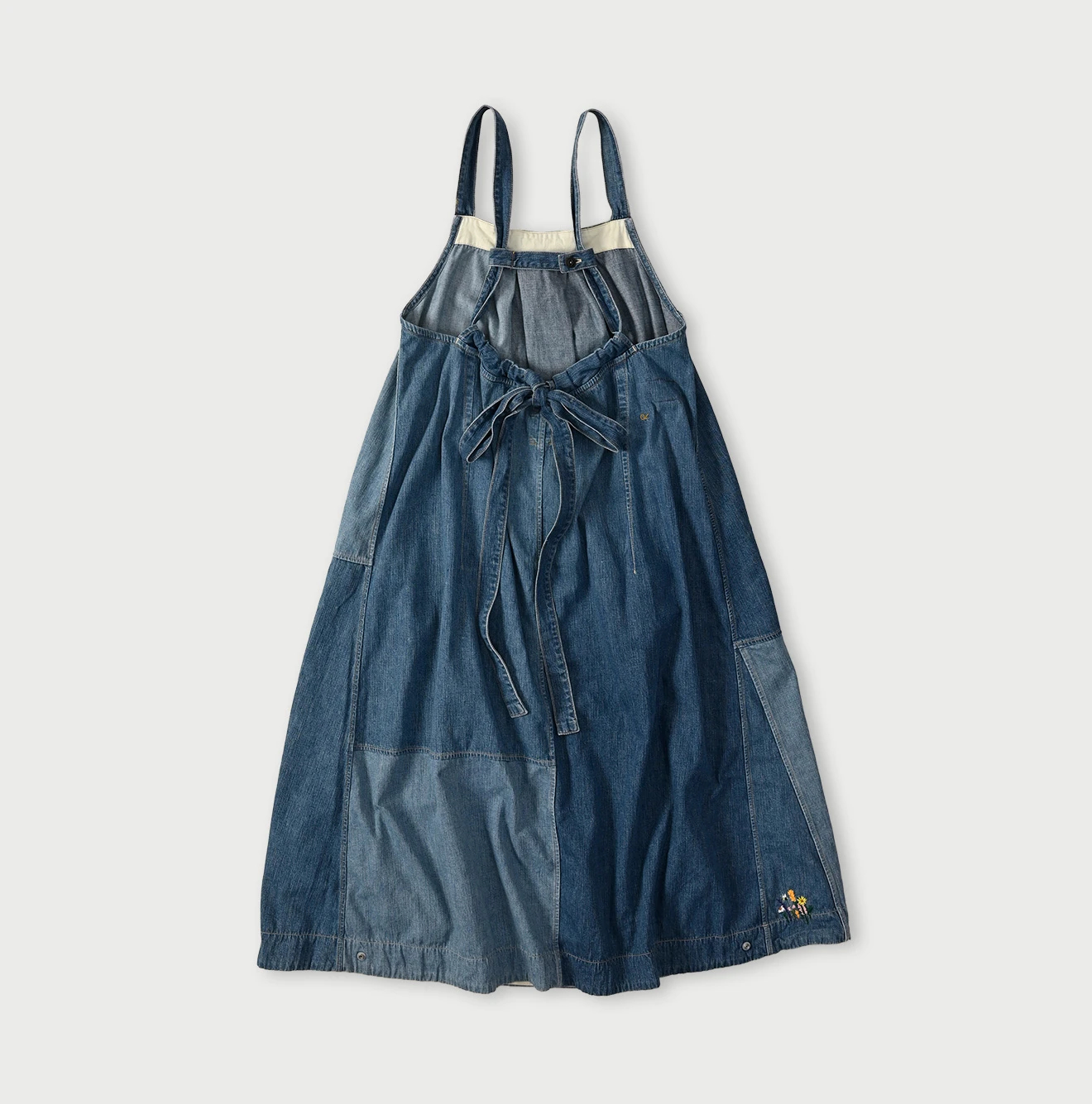 45R(フォーティファイブアール) |ヒッピーパッチワークのタックタックドレス（清）