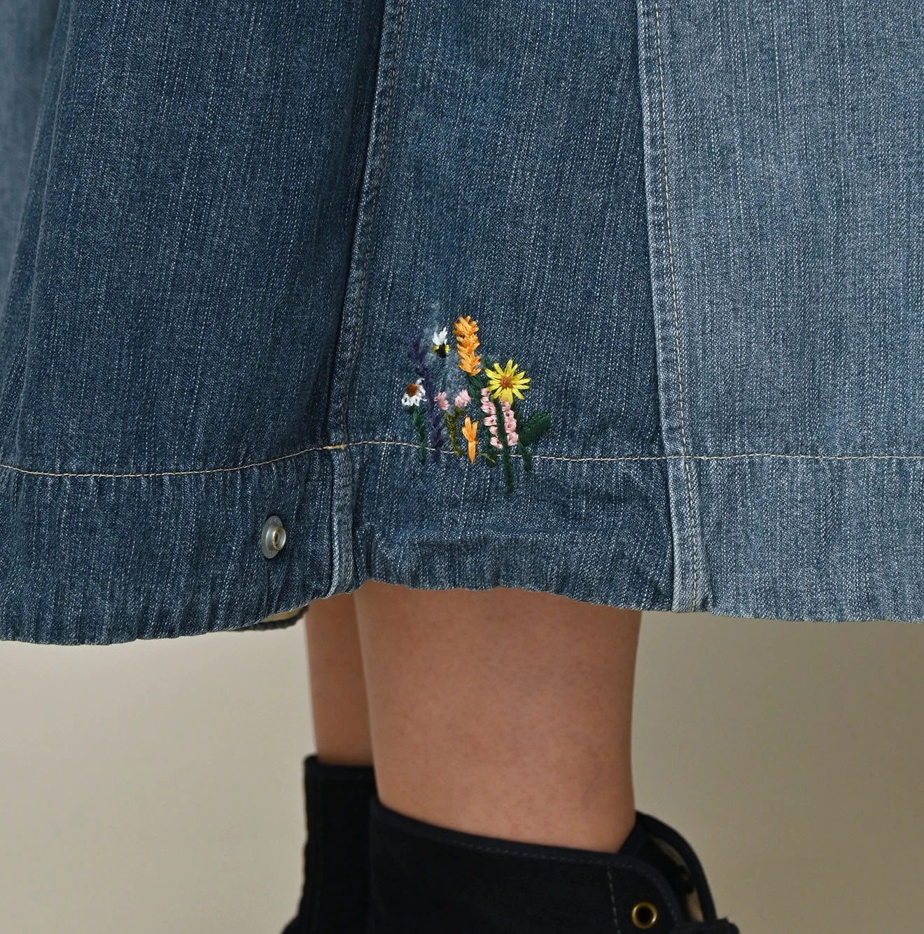 45R(フォーティファイブアール) |ヒッピーパッチワークのタックタックドレス（清）