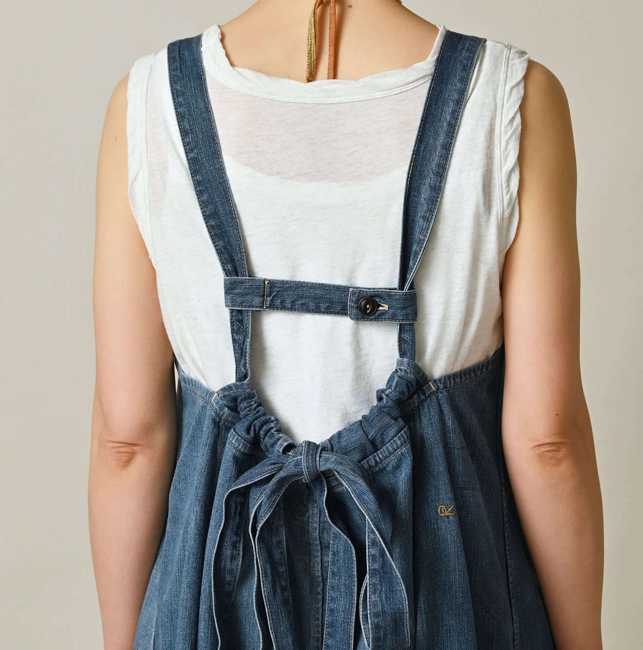 45R(フォーティファイブアール) |ヒッピーパッチワークのタックタックドレス（清）