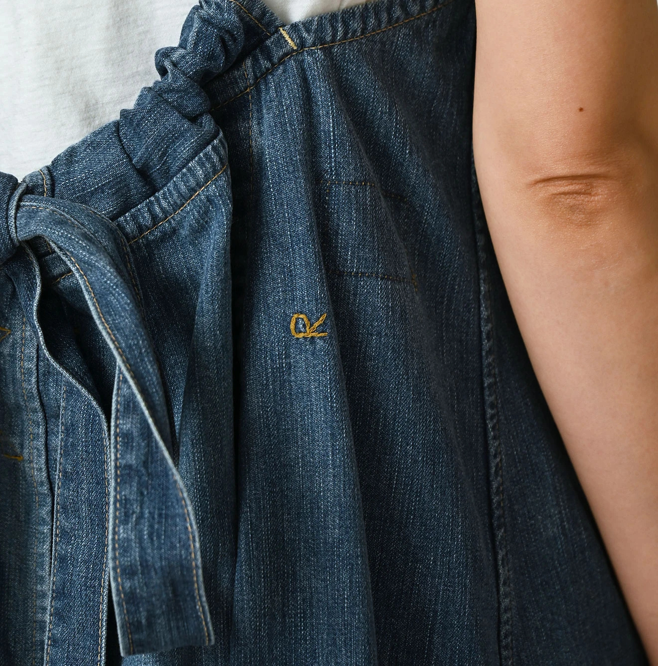 45R(フォーティファイブアール) |ヒッピーパッチワークのタックタックドレス（清）