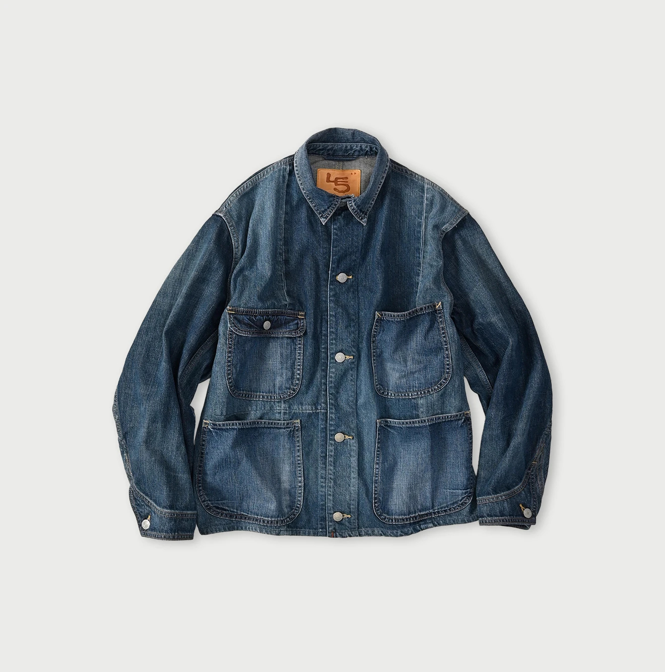 45R(フォーティファイブアール) |ヒッピーパッチワークの908オーシャンカバーオール（重）