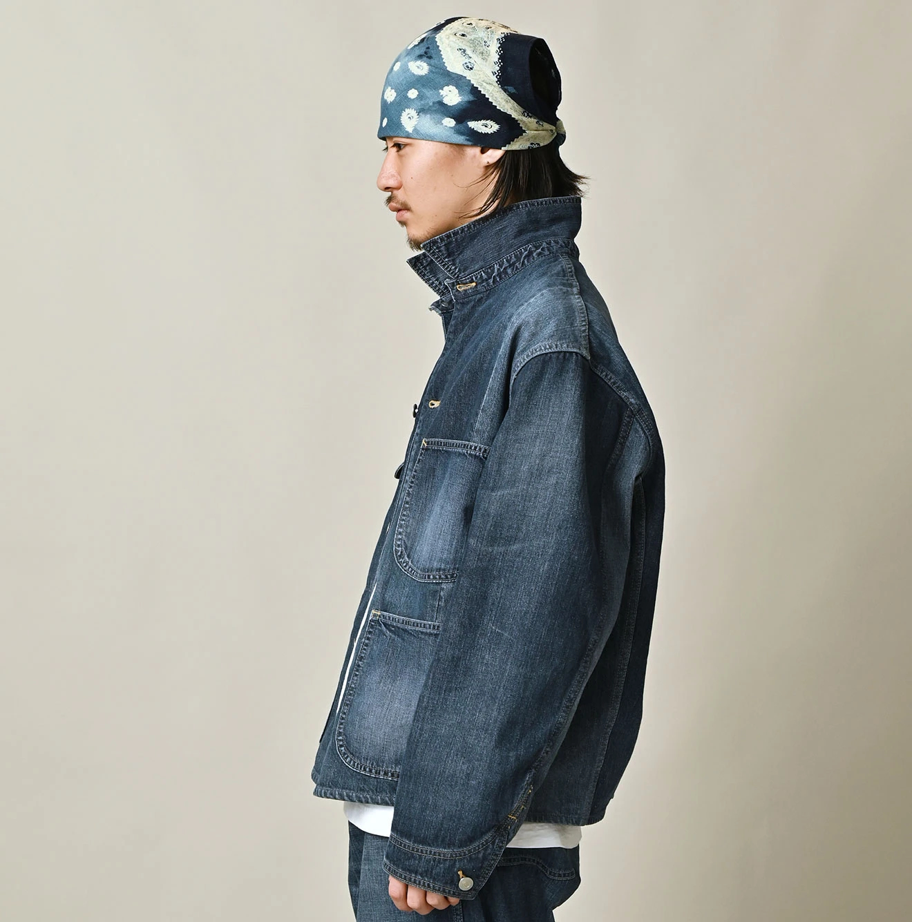 45R(フォーティファイブアール) |ヒッピーパッチワークの908オーシャンカバーオール（重）